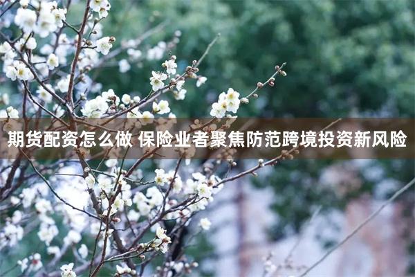期货配资怎么做 保险业者聚焦防范跨境投资新风险