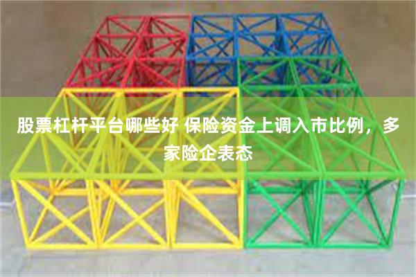 股票杠杆平台哪些好 保险资金上调入市比例，多家险企表态