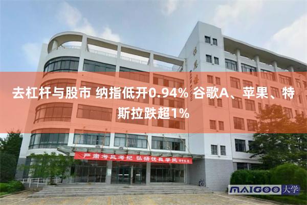 去杠杆与股市 纳指低开0.94% 谷歌A、苹果、特斯拉跌超1%