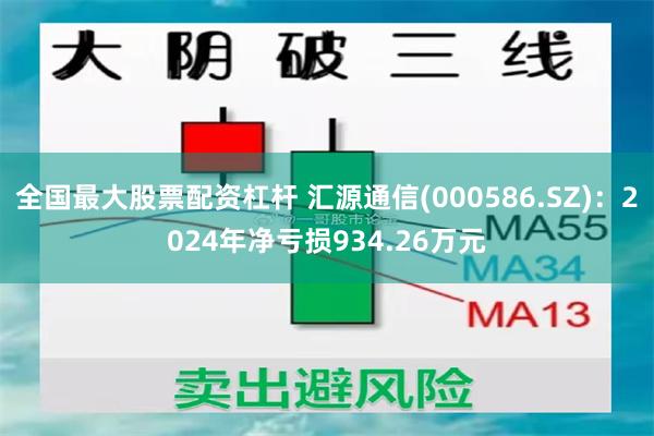 全国最大股票配资杠杆 汇源通信(000586.SZ)：2024年净亏损934.26万元