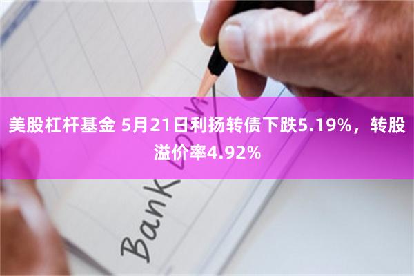 美股杠杆基金 5月21日利扬转债下跌5.19%，转股溢价率4.92%